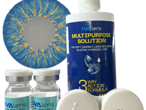 Ivalens Yearly Color Contact lens-(Deep Blue)