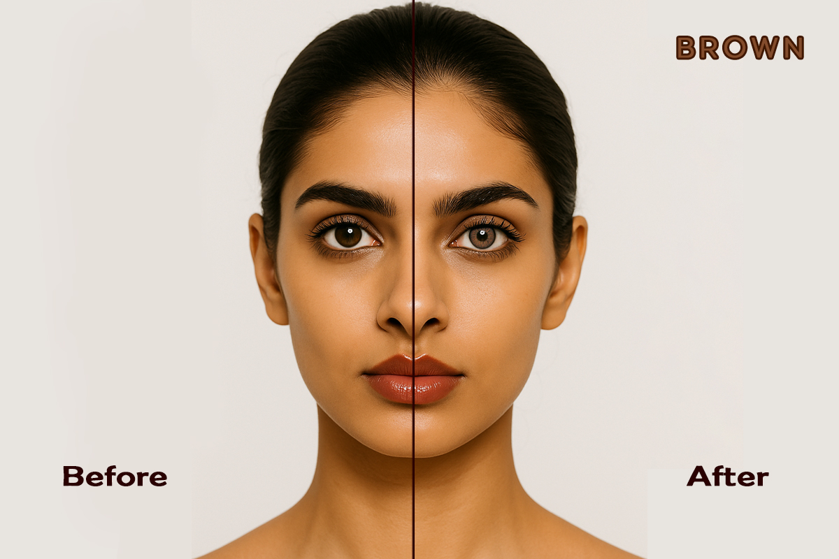 Ivalens Daily Fresh Color Brown Wink Series 2 lens pack - Image 2