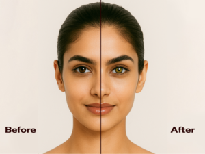 Ivalens Monthly Color Contact lens-(Pure Hazel)