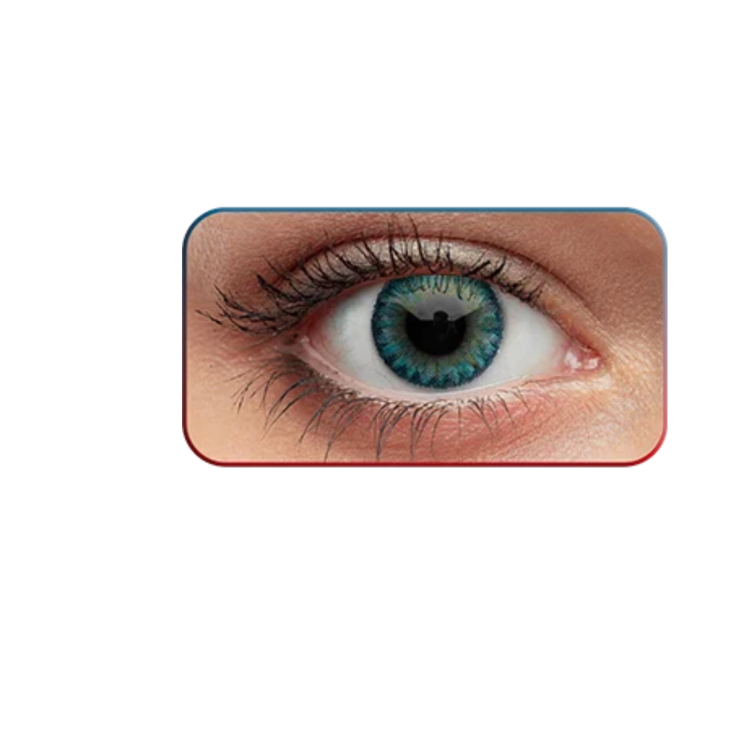 Ivalens Monthly Color Contact lens-(Turquoise) - Image 8